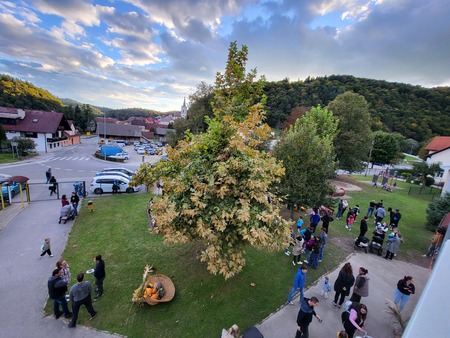 Kostanjev piknik v vrtcu Deteljica, okt 2025