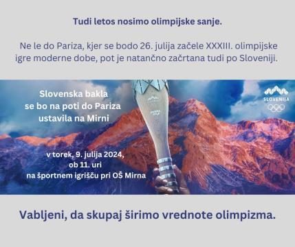 Slovenska bakla na Mirni