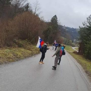 Pohod na Debenec, foto DSKT Partizan Mirna 