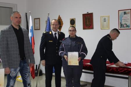 Novi operativni gasilci 2023, foto GZ Trebnje