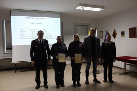 Novi operativni gasilci 2023, foto GZ Trebnje