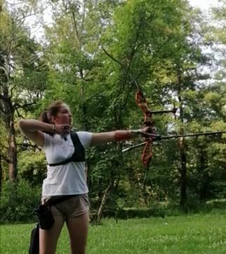 Mladi lokostrelci na tekmovanju