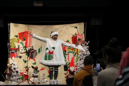 Obisk dedka Mraza na Mirni, foto JSKD OI Trebnje